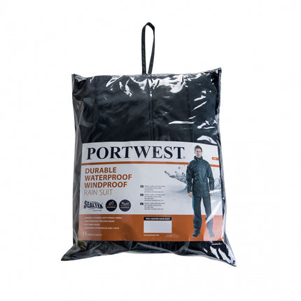 Costum de ploaie impermeabil Portwest L450 SEALTEX ESENTIAL, 95% PVC, 5% PU, 330 gr/mp