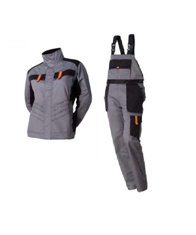 Costum de salopeta cu pieptar dama Renania VULCANO, tercot 65/35, 235gr/mp