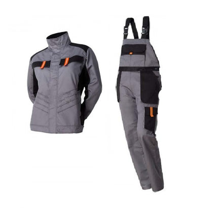 Costum de salopeta cu pieptar dama Renania VULCANO, tercot 65/35, 235gr/mp