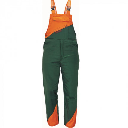 Costum salopeta cu pieptar Cerva PLUTO SET, pentru forestieri, protectie motofierastrau, antitaiere