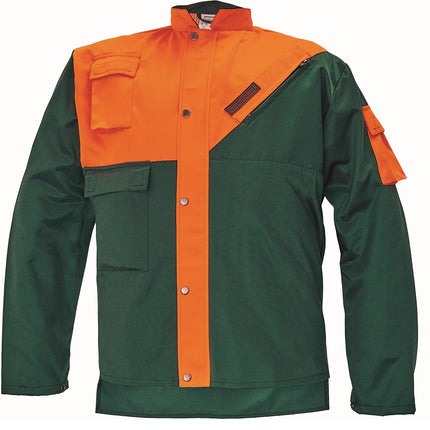 Costum salopeta cu pieptar Cerva PLUTO SET, pentru forestieri, protectie motofierastrau, antitaiere