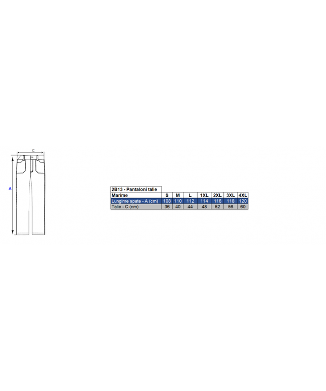 Costum salopeta clasica Renania EDUARD, tercot 65/35, 270gr/mp, tesatura canvas