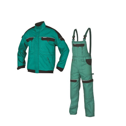 Costum salopeta cu pieptar Ardon COOL TREND, 100% bumbac, 260 gr/mp