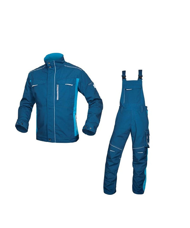 Costum salopeta cu pieptar Ardon URBAN, 65% poliester - 35% bumbac, 270 gr/mp