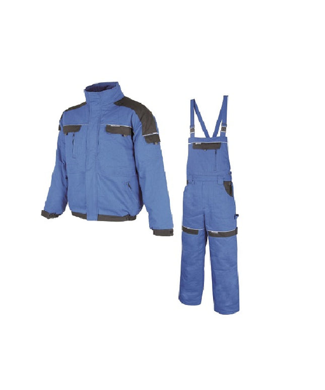 Costum salopeta cu pieptar de iarna Ardon COOL TREND, 100% bumbac, 260 gr/mp