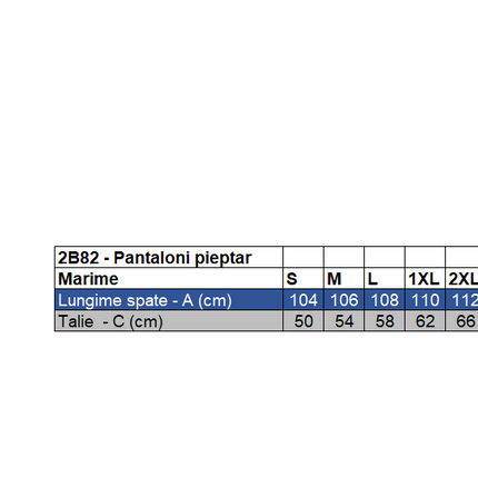 Costum salopeta cu pieptar de iarna cu benzi reflectorizante Renania PRAG PILZEN, tercot 65/35