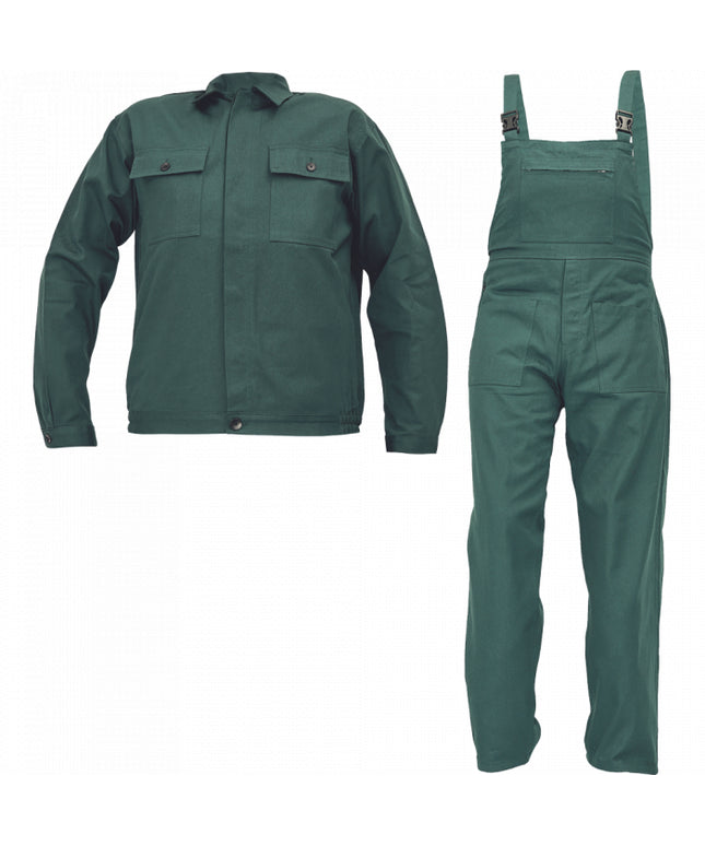 Costum salopeta cu pieptar Cerva PLUTO SET, pentru forestieri, protectie motofierastrau, antitaiere