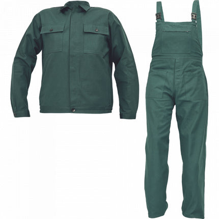 Costum salopeta cu pieptar Fridrich BE-01-005 RALF, 100% bumbac, 240 gr/mp