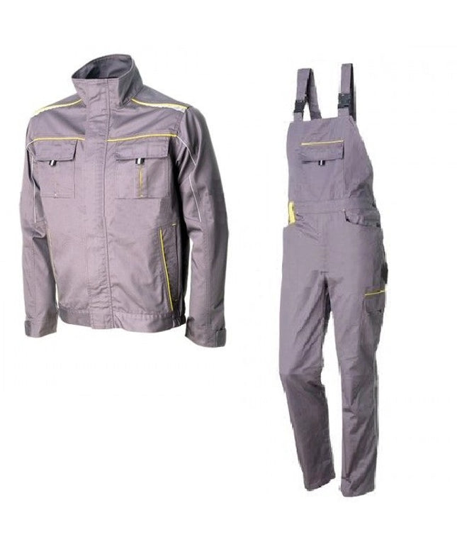 Costum salopeta cu pieptar Renania ANDURA, tercot 65/35, 235gr/mp