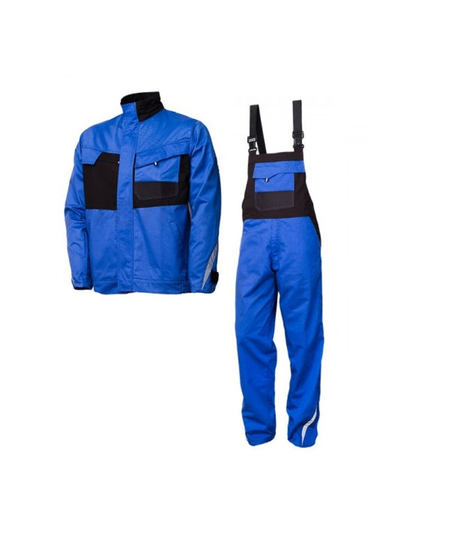 Costum salopeta cu pieptar Renania COLORADO, 100% bumbac, 280gr/mp