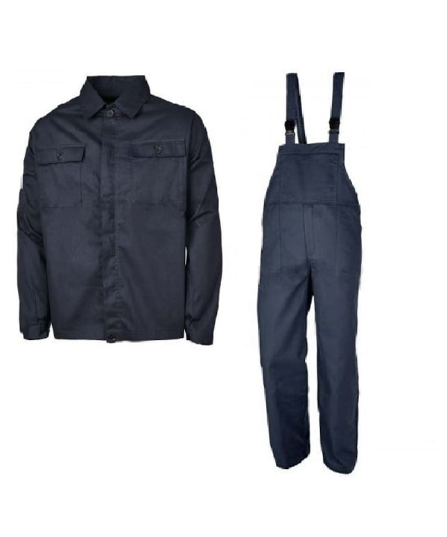 Costum salopeta cu pieptar Renania LOVE VANTAGGIO, 100% bumbac, 250gr/mp