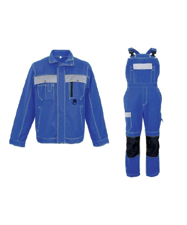 Costum salopeta cu pieptar Renania SOLOMON, 100% bumbac, 245gr/mp