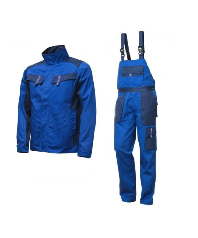 Costum salopeta cu pieptar Renania VULCANO, tercot 65/35, 235gr/mp