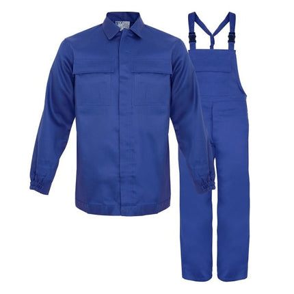Costum salopeta ignifugat, antistatic Renania ARCO, 98% bumbac, 260gr/mp, 2% fibre antistatice