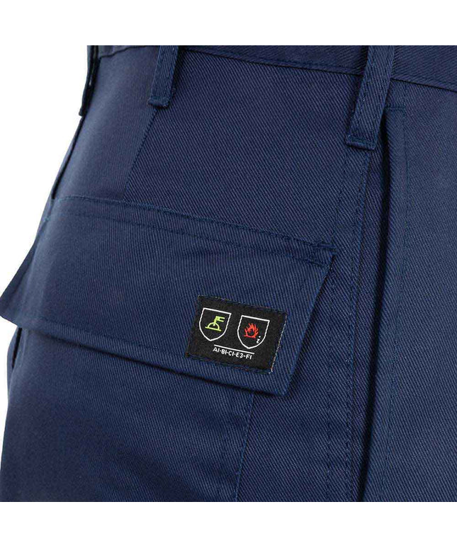 Costum salopeta ignifugat Renania FLAME, 100% bumbac, 295gr/mp