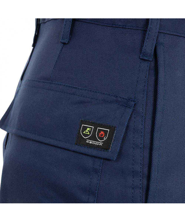 Costum salopeta ignifugat Renania FLAME, 100% bumbac, 295gr/mp