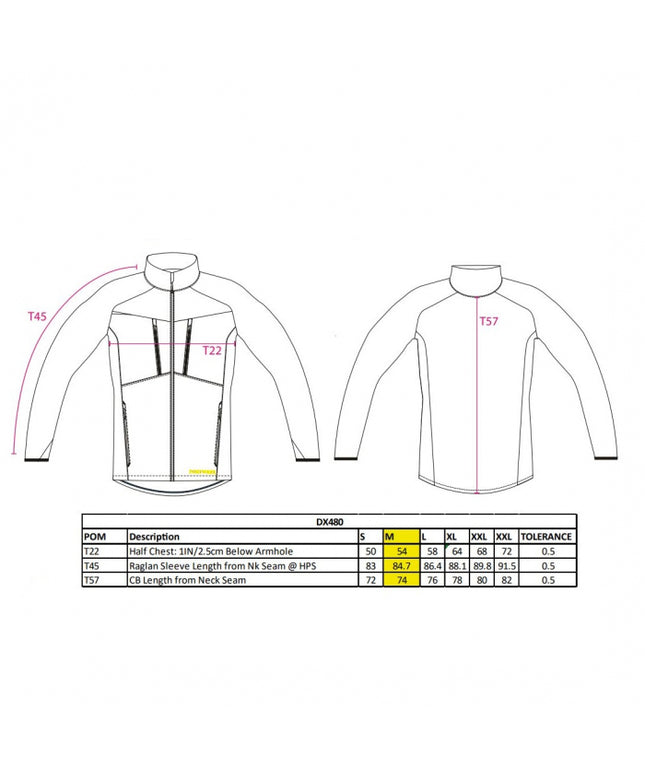Jacheta de lucru softshell Portwest BASE LAYER DX4, 92% nylon, 8% elastan, 213 gr/mp