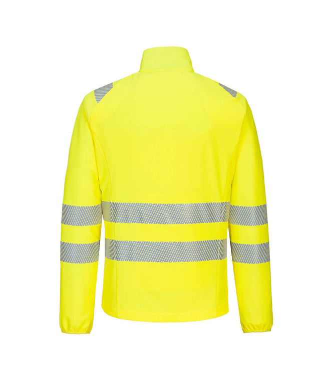 Jacheta softshell reflectorizanta Portwest DX4 ZIP BASE LAYER DX481, 92% poliester, 2% elastan, 210 gr/mp