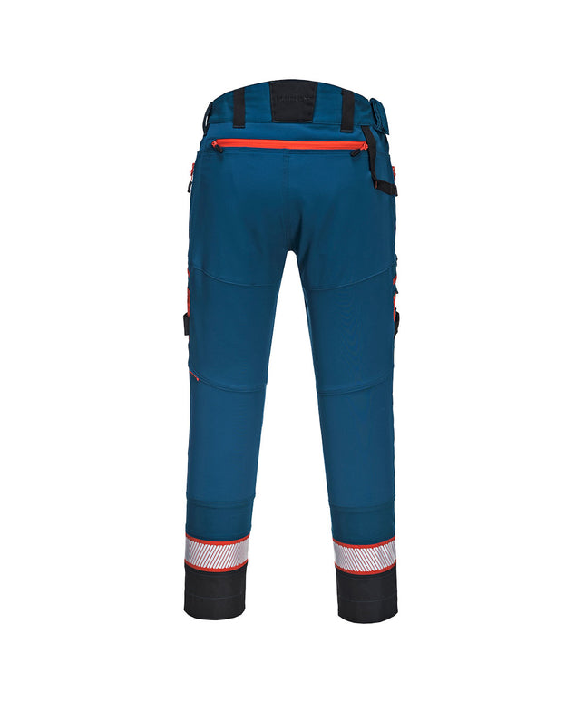 Pantaloni de lucru in talie Portwest DX449 DX4, cu benzi reflectorizante 93% poliester, 7% elastan, 270g