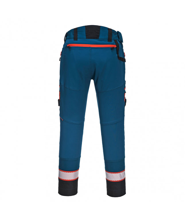 Pantaloni de lucru in talie Portwest DX449 DX4, cu benzi reflectorizante 93% poliester, 7% elastan, 270g