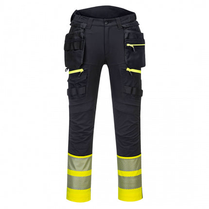 Pantaloni de lucru cu benzi reflectorizante Portwest HOLSTER DX445 DX4, 93% poliester, 7% elastan, 270g