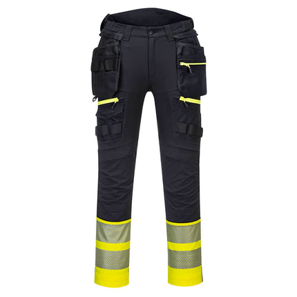Pantaloni de lucru cu benzi reflectorizante Portwest HOLSTER DX445 DX4, 93% poliester, 7% elastan, 270g