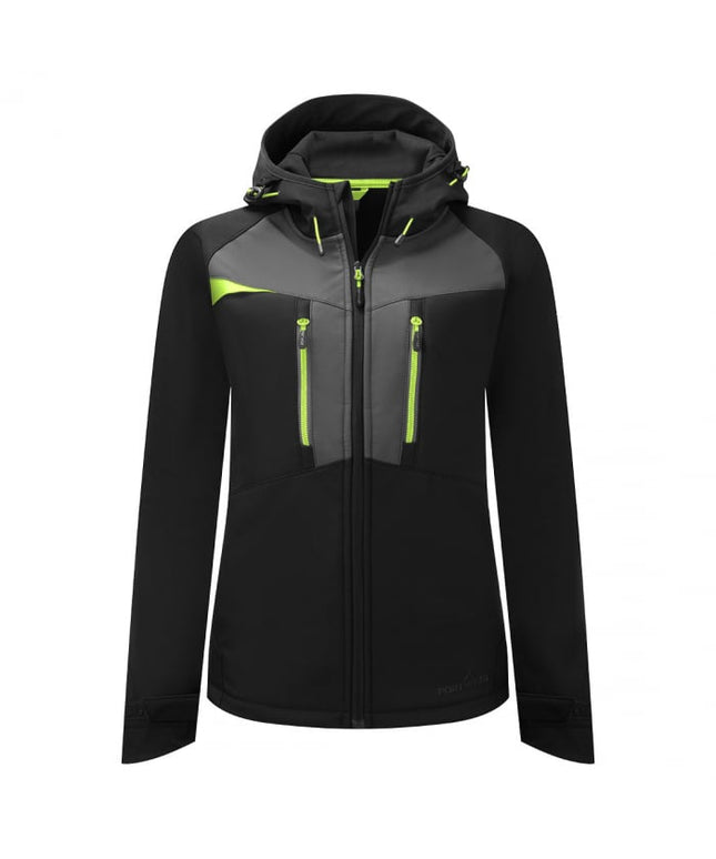 Jacheta de lucru impermeabila dama Portwest Women's SOFTSHELL, 92% poliester, 8% elastan, 310 gr/mp