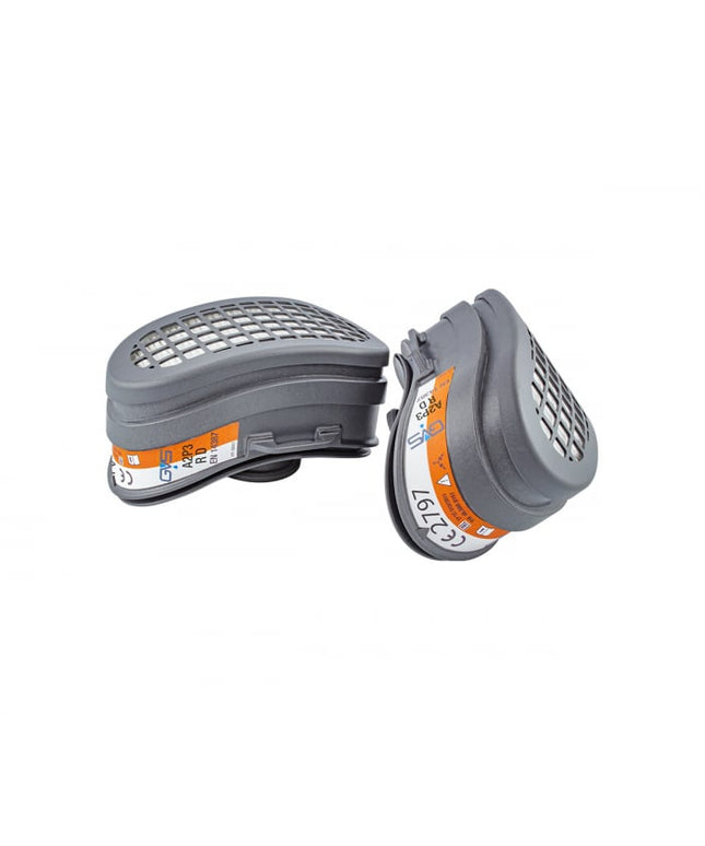 Filtre Gvs A2P3 RD compatibile cu SPR668 SPR669 SPR673 SPR674, pentru gaze organice si praf, schimbabile