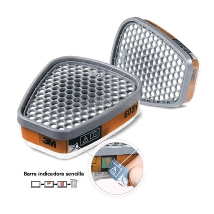 Filtre 3M 6051i A1 cu indicator durata de viata