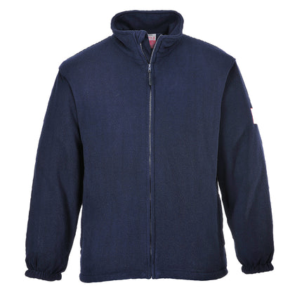 Fleece ignifug antistatic Portwest FR30, 60% modacrilic, 39% bumbac, 1% fibra carbon, 280 gr/mp