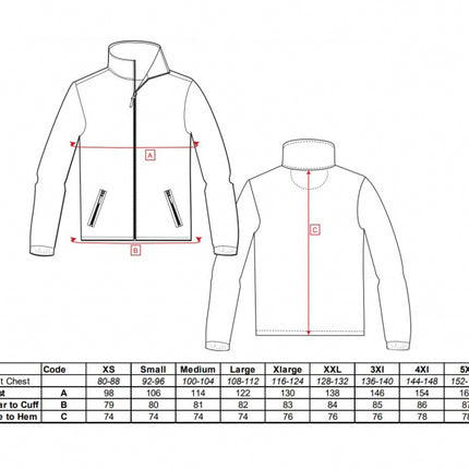 Jacheta fleece Portwest ARAN F205, 100% poliester, 280g