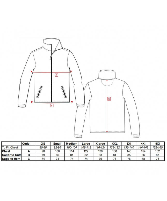 Jacheta fleece Portwest ARAN F205, 100% poliester, 280g