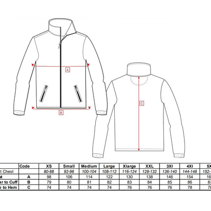 Jacheta fleece Portwest ARAN F205, 100% poliester, 280g