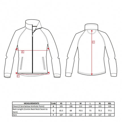 Jacheta fleece dama Portwest ARAN F282, 100% poliester, 280g