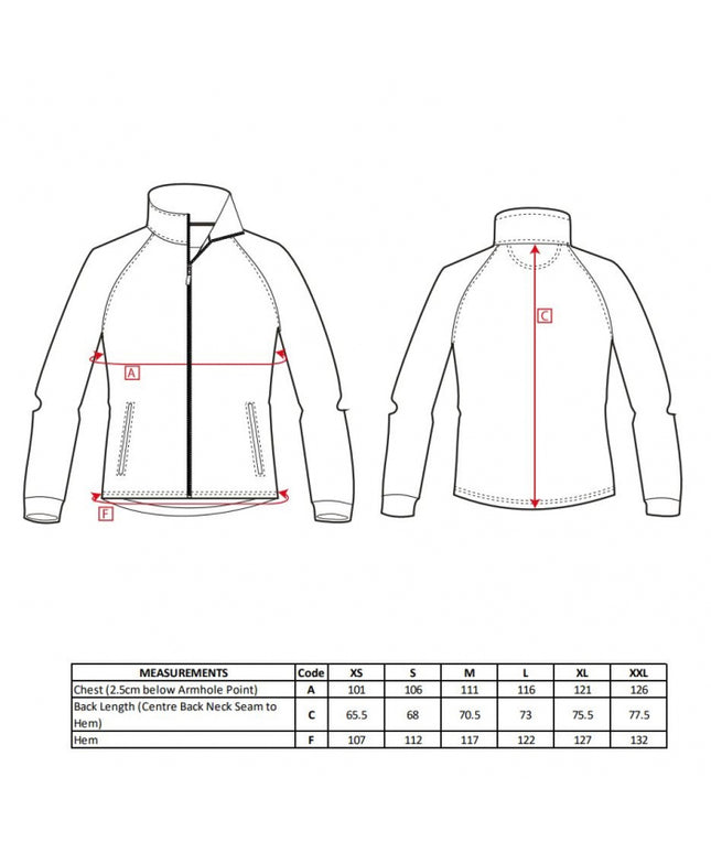 Jacheta fleece dama Portwest ARAN F282, 100% poliester, 280g