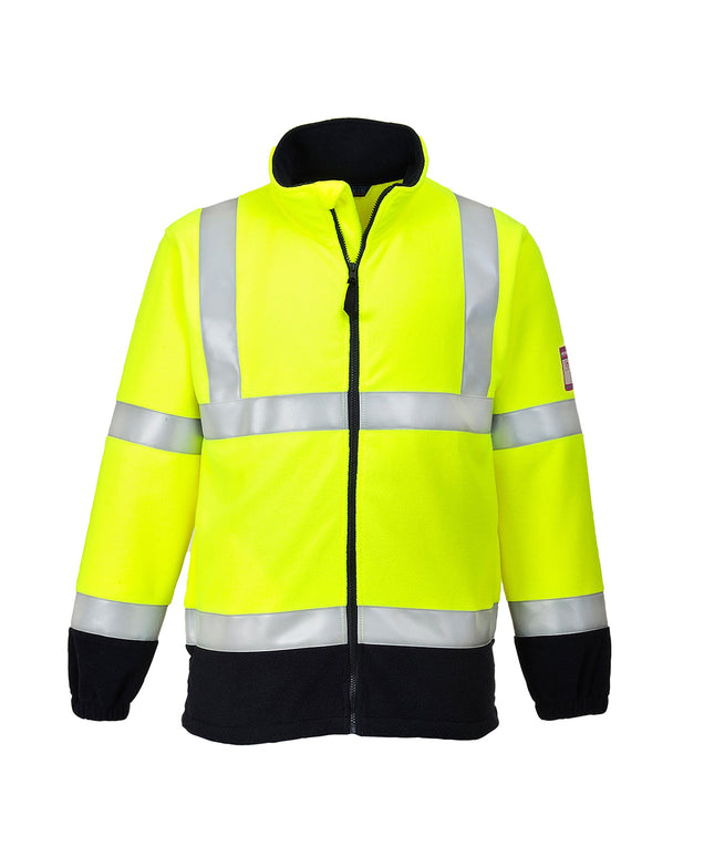 Fleece reflectorizant ignifug antistatic Portwest FR31, 60% modacrilic, 39% bumbac, 1% fibra carbon, 280g