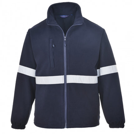 Jacheta fleece cu benzi reflectorizante Portwest F433 IONA LITE, fleece 100% poliester, 400 gr/mp