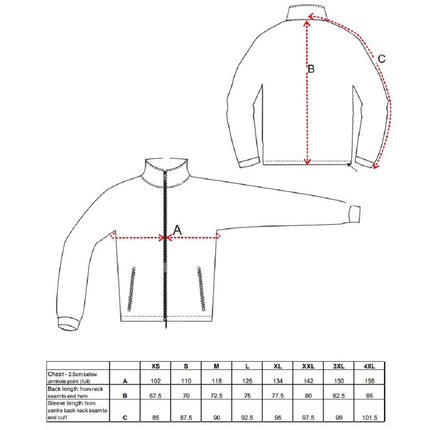 Jacheta fleece Portwest TEXO HEAVY TX40, bicolora, 100% poliester, 400g
