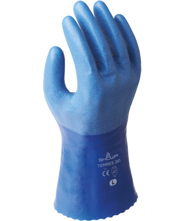 Manusi de protectie Showa TEMRES, impregnate in nitril