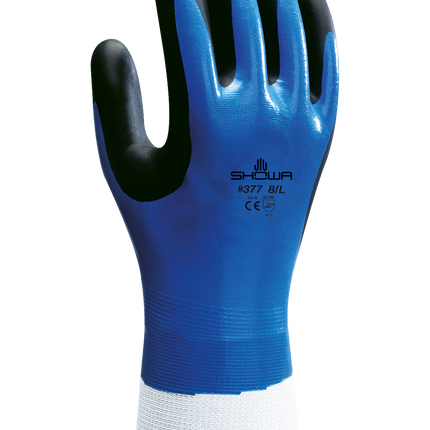 Manusi de protectie Showa FOAM GRIP 377. impregnate in spuma de nitril