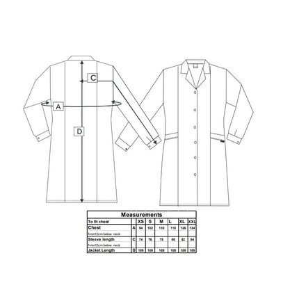 Halat de lucru dama Portwest PRINCESS LINE LW56, 65% poliester, 35% bumbac, 210g