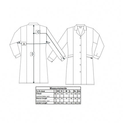 Halat de lucru dama Portwest PRINCESS LINE LW56, 65% poliester, 35% bumbac, 210g