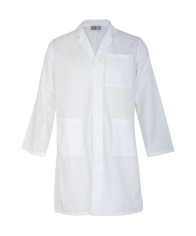 Halat subtire de lucru Renania HARRY WHITE, 100% bumbac, 150gr/mp