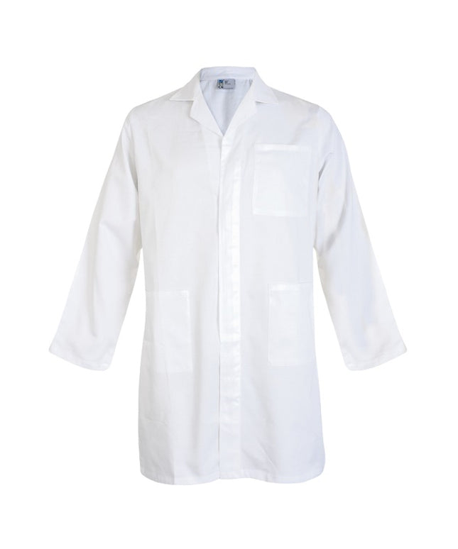 Halat subtire de lucru Renania HARRY WHITE, 100% bumbac, 150gr/mp