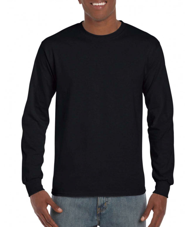 Tricou clasic cu maneca lunga Gildan GIH400 HAMMER, 100% bumbac, 203 gr/mp