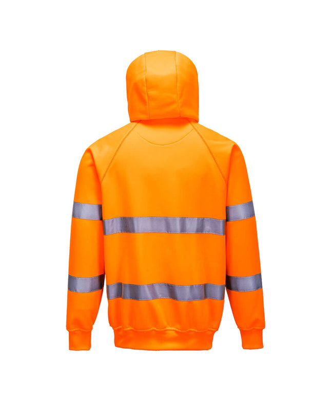 Hanorac cu gluga reflectorizant Portwest B304, 65% poliester, 35% bumbac, 300 gr/mp
