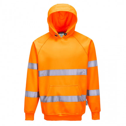 Hanorac cu gluga reflectorizant Portwest B304, 65% poliester, 35% bumbac, 300 gr/mp