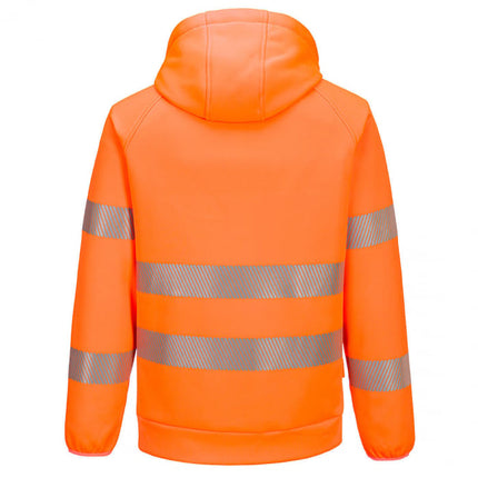 Hanorac cu gluga reflectorizant Portwest DX4 HI-VIS, 100% poliester, 330 gr/mp