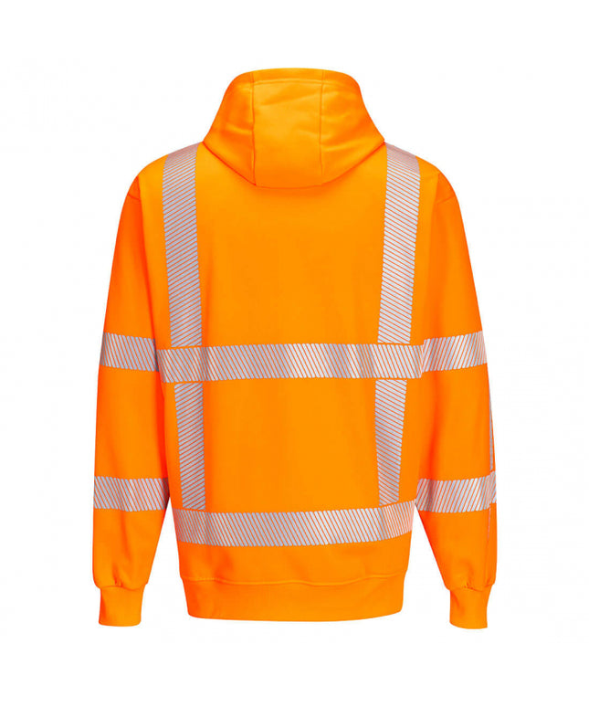 Hanorac cu gluga reflectorizant Portwest R477, 65% poliester, 35% bumbac, 300 gr/mp