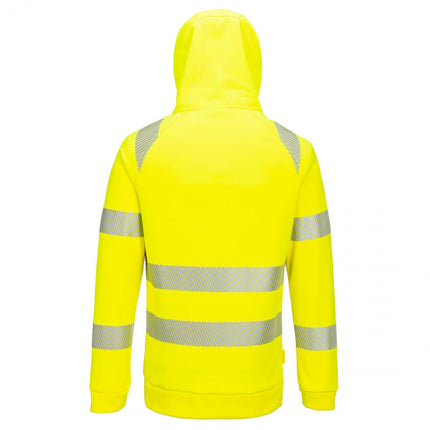 Hanorac cu gluga si benzi reflectorizante Portwest DX482 Hi-Vis, 100% poliester, 330 gr/mp